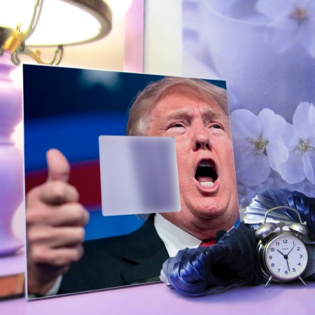 Зеркало настольное - Дональд Трамп